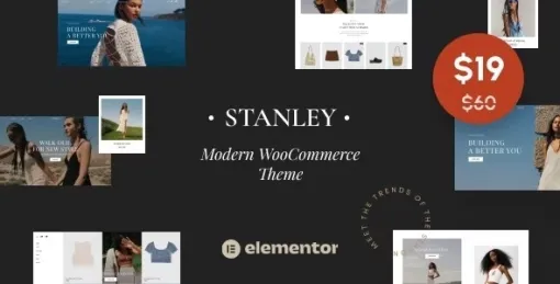 Stanley – Modern Fashion WooCommerce Theme 1.0.3 GPL Theme