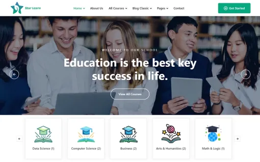 Star Learn Educational and Online Course WordPress Theme 1.0.0 GPL Theme