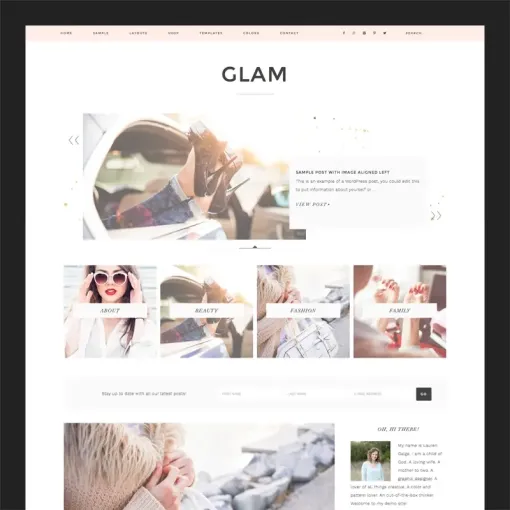 StudioPress Glam Pro Theme 1.0.3 GPL Theme
