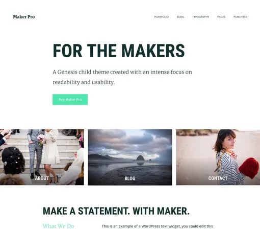 StudioPress Maker Pro Theme 1.0.1 GPL Theme