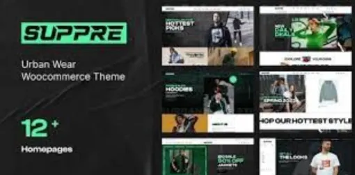 Suppre Urban Wear WooCommerce Theme 1.0.5 GPL Theme