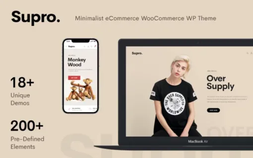 Supro Minimalist WooCommerce WordPress Theme 1.7.5 GPL Theme