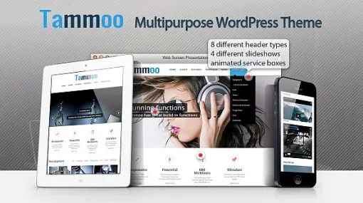 Tammoo – Multipurpose WordPress Theme 1.05 GPL Theme