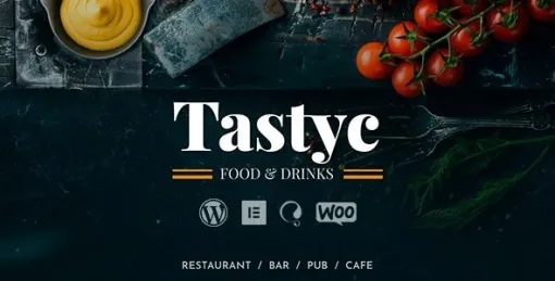 Tastyc Restaurant WordPress Theme 2.1.0 GPL Theme