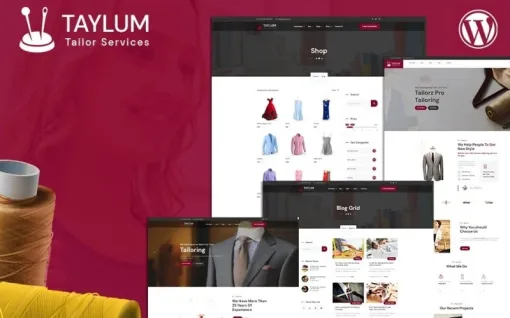 Taylum Stylish Custom Clothing Tailor WordPress Theme 1.0.0 GPL Theme