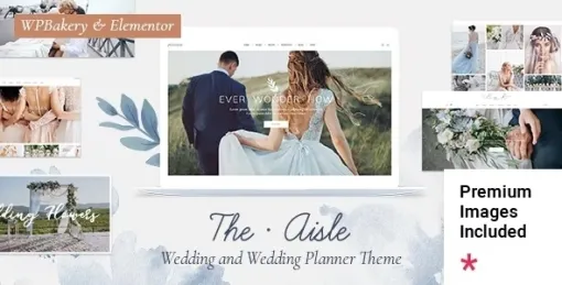 The Aisle Elegant Wedding Theme 2.6 GPL Theme