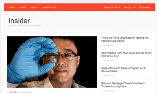 Theme Junkie – Insider 1.0.3 GPL Theme