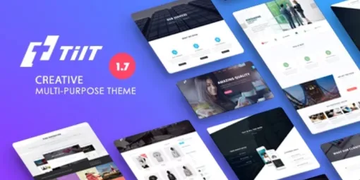 Tilt Creative Multipurpose Theme 1.7.6.3 GPL Theme