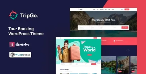 Tripgo Tour Booking WordPress Theme 1.3.4 GPL Theme