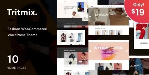 Tritmix Fashion Elementor WooCommerce Theme 1.1.0 GPL Theme