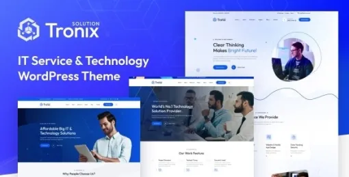 Tronix IT Service And Technology WordPress Theme 1.0.5 GPL Theme