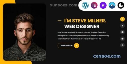 Tunis Personal Portfolio WordPress Resume Theme 1.1 GPL Theme