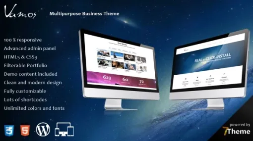 Vamos – Multipurpose WordPress Theme 1.03 GPL Theme