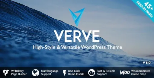 Verve High-Style WordPress Theme 6.6 GPL Theme