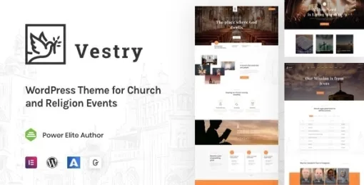 Vestry Church 1.1.5 GPL Theme