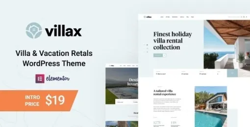 Villax Villa Vacation Rentals WordPress Theme 1.1.0 GPL Theme