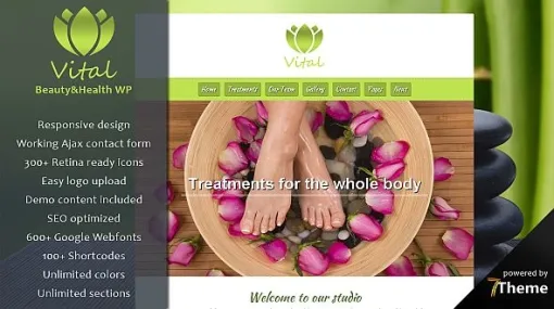 Vital – Beauty WordPress Theme 1.01 GPL Theme