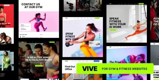 Vive | Fitness Gym WordPress 1.2.10 GPL Theme