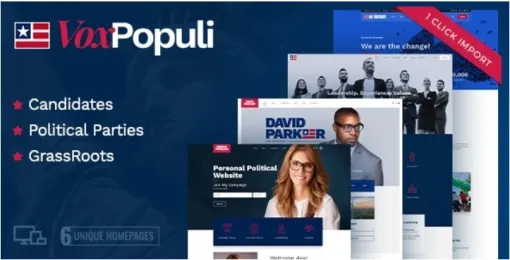 Vox Populi Political Party, Candidate Grassroots 1.1.1 GPL Theme