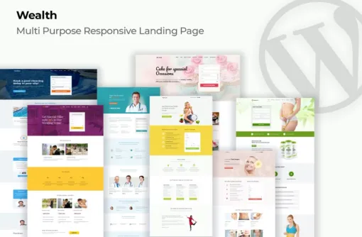 Wealth – Multi-Purpose Landing Page WordPress Them 1.3.0 GPL Theme