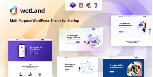 Wetland MultiPurpose WordPress Theme for Startup 1.0.9 GPL Theme