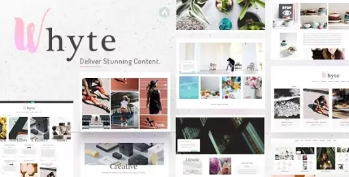 Whyte | Creative WP Theme 1.4.4 GPL Theme
