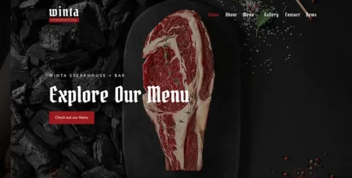 Winta Steakhouse Restaurant WordPress Theme 1.0.0 GPL Theme