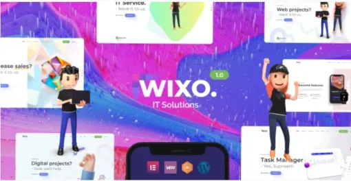 Wixo Technology IT Solutions WordPress Theme 1.0.0 GPL Theme
