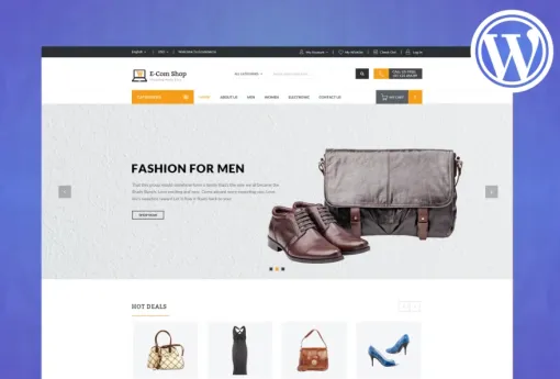 eCom Responsive WooCommerce WordPress Theme 1.0.8 GPL Theme