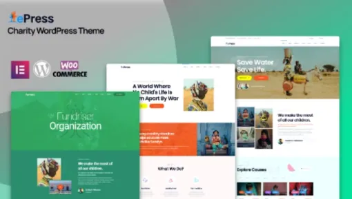 ePress Nonprofit Charity WordPress Theme 2.0.0 GPL Theme