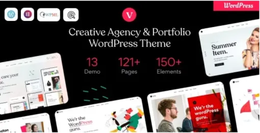 vCamp Creative Agency Portfolio WordPress Theme 1.5 GPL Theme
